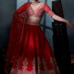 Lehenga Set - Red