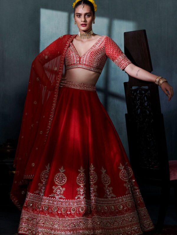 Lehenga Set - Red