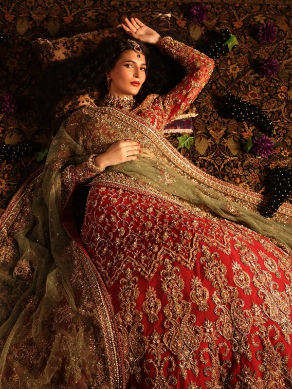 Red Bridal Lehenga
