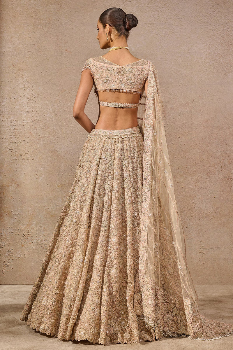 Bloom Floral Dori Lehenga - Image 4