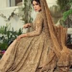 Front Open Gown paired with Lehenga