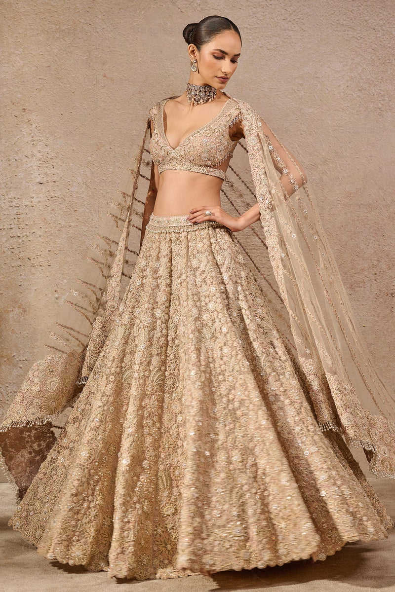 Bloom Floral Dori Lehenga - Image 2