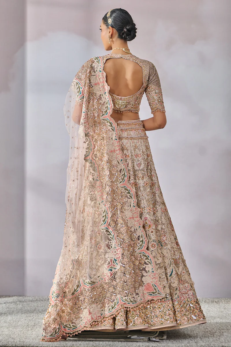 Blouse Floral Dupatta Lehenga - Image 3