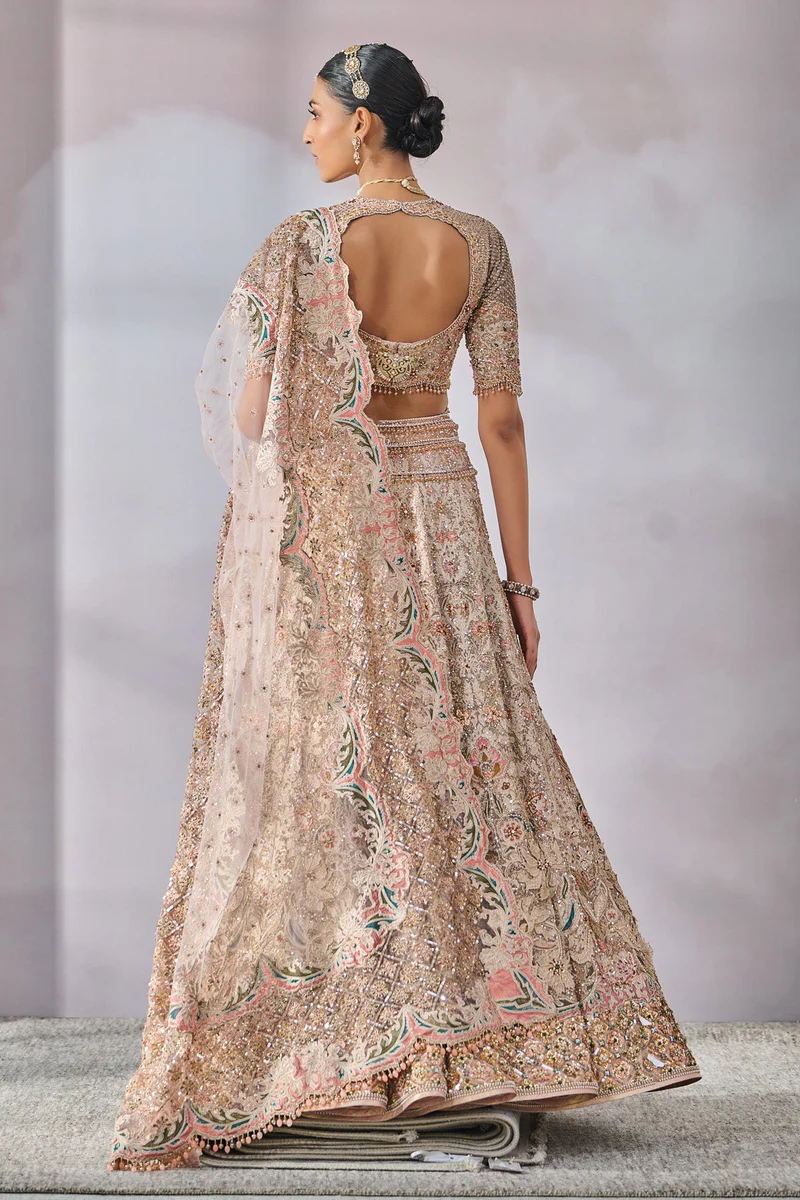 Blouse Floral Dupatta Lehenga - Image 2