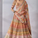 Blouse Scarf Lehenga