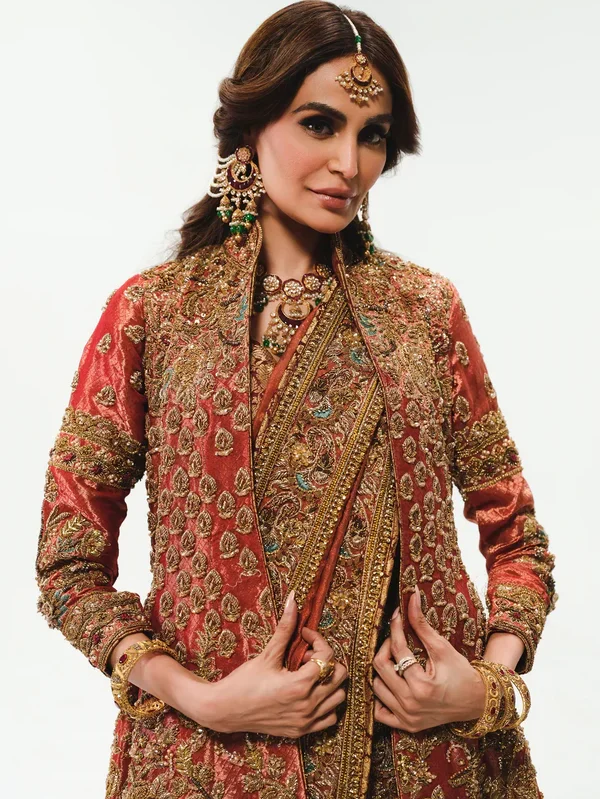 Mahjabeen - Copper-Rust Jacket