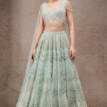 Lehenga With Drape