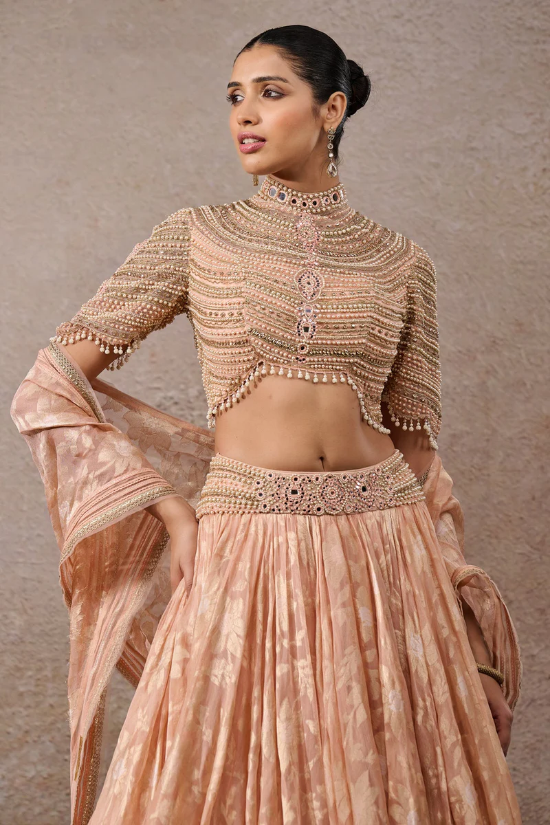 Pearl Blush Lehenga - Image 4