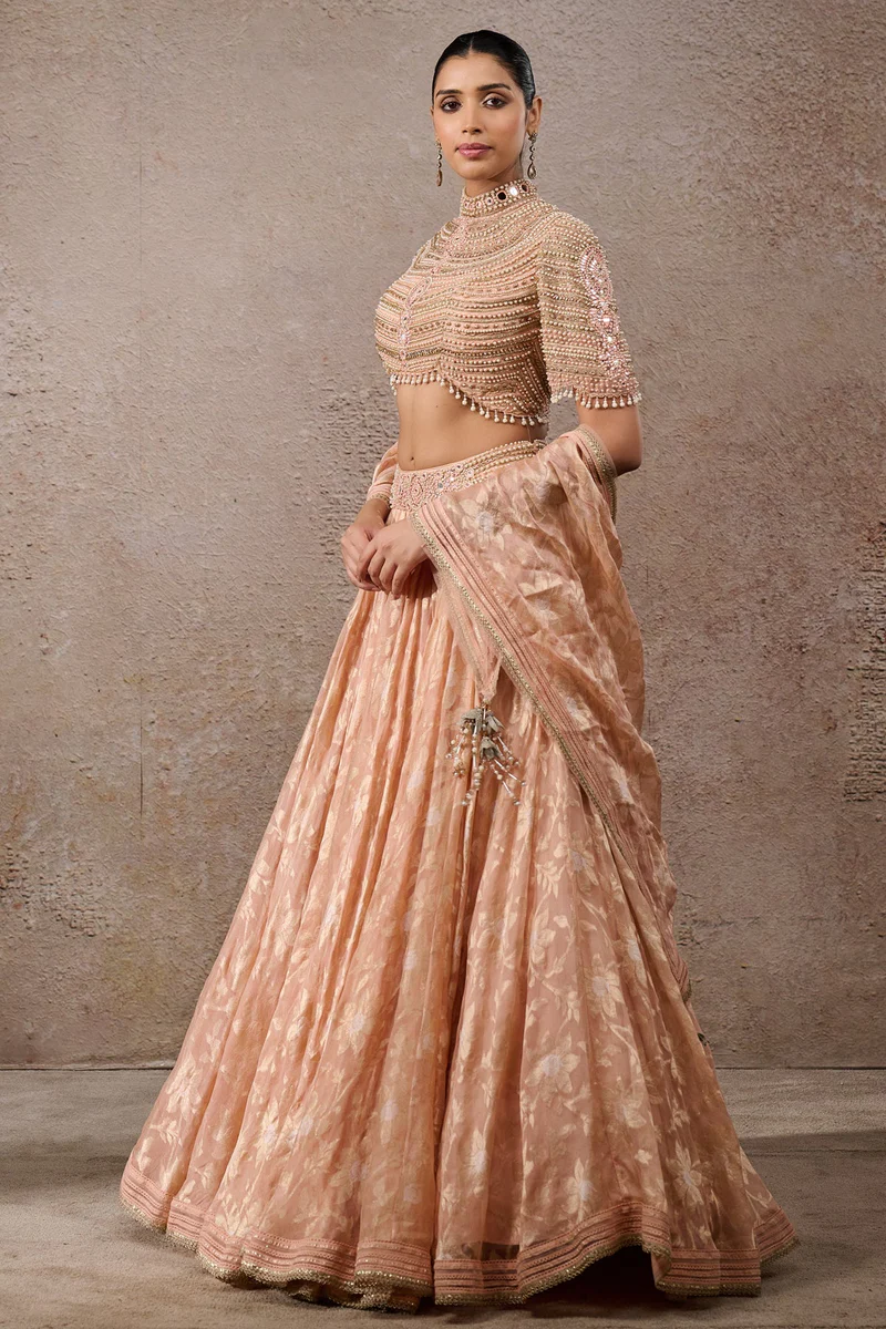 Pearl Blush Lehenga - Image 3