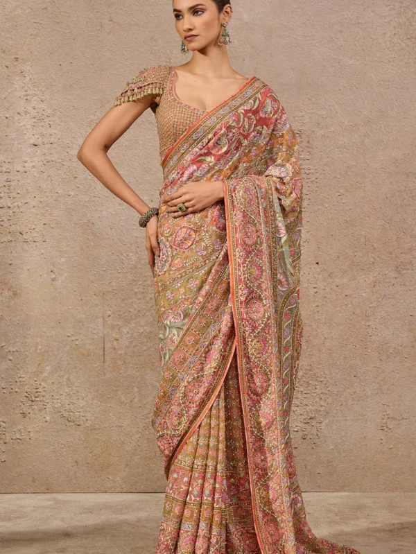 Aari Bridal Saree