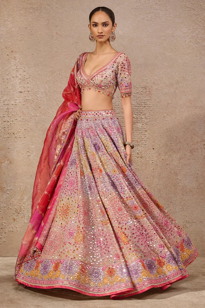 Hand Embroidered Lehenga - Image 3