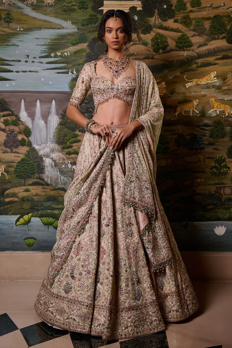 Mosaic Lehenga
