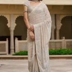 Embroidered Saree