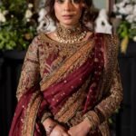 Maroon Choli Lehanga