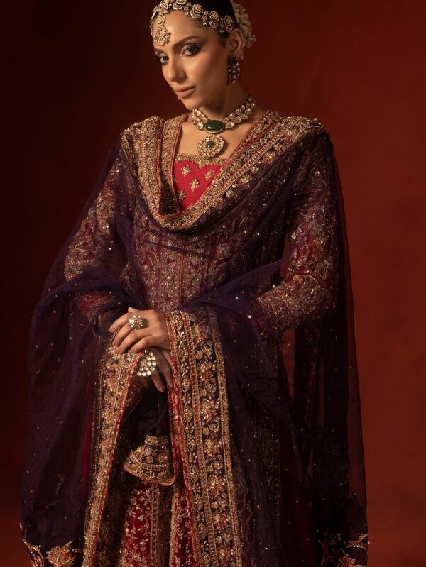 Red Front Open Shirt