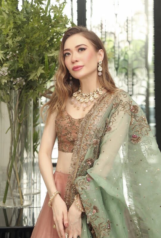 Silk Choli and a Dupatta