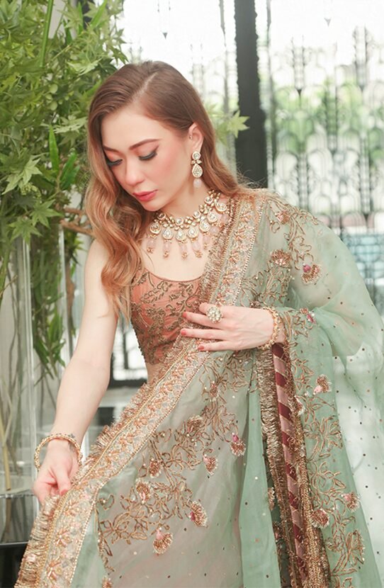 Lehenga with Silk Choli and a Dupatta - Image 4