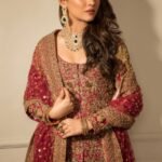 Open Gown with a Lehenga