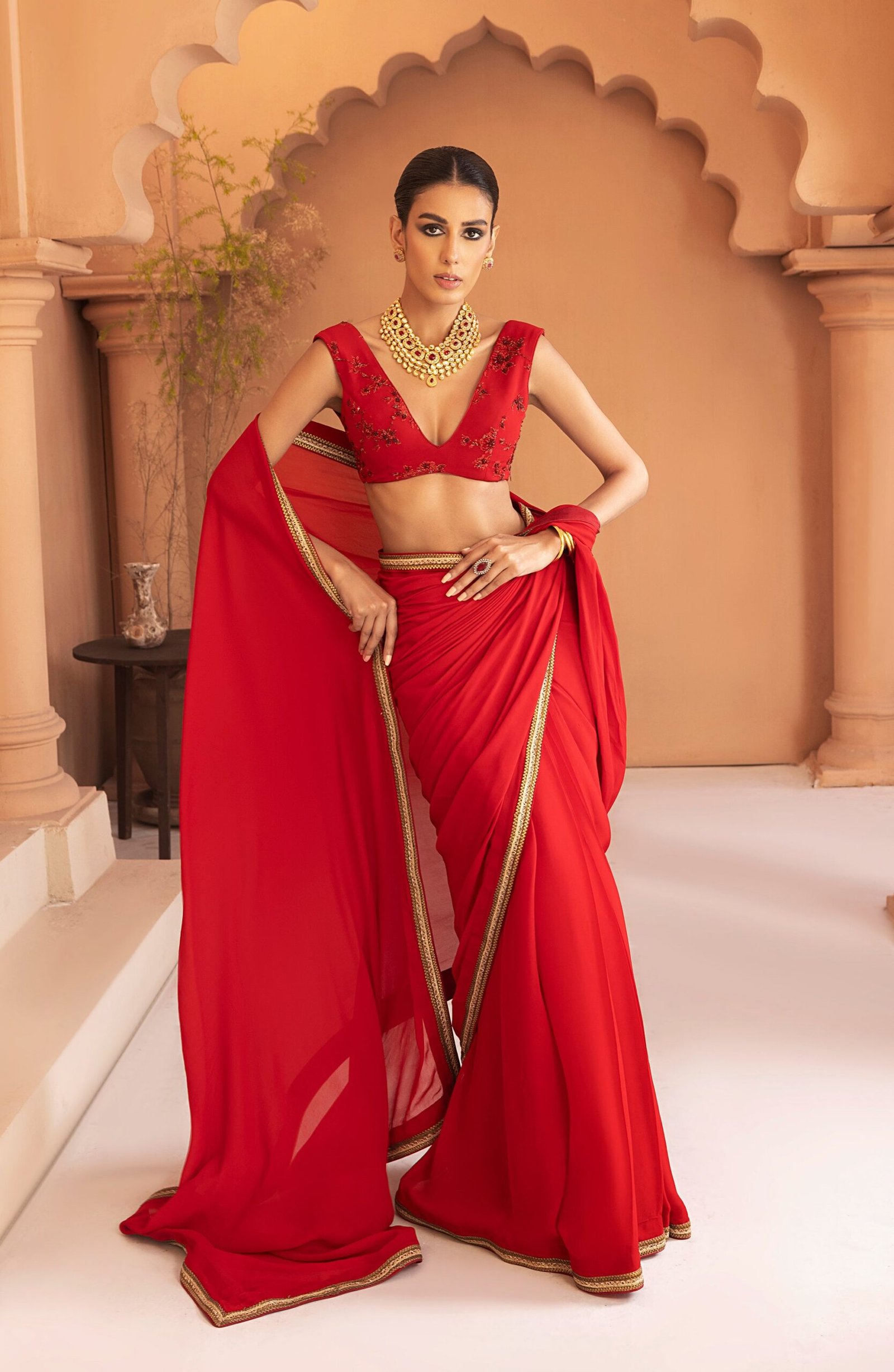 Georgette Chiffon Saree